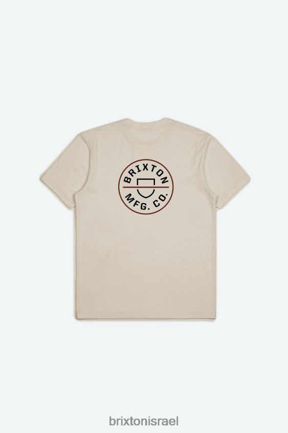 קרם לבוש LJ8VJ113 טי סטנדרטי של crest ii s/s גברים Brixton