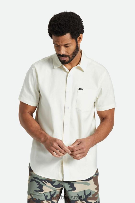 צבע קרם לבוש LJ8VJ12 צ'רטר אוקספורד s/s ארוגים גברים Brixton