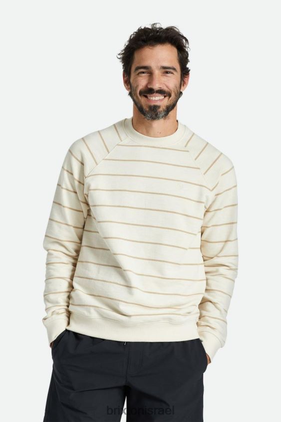 כיפה לבנה/חול לבוש LJ8VJ134 צוות סלאב פרנץ' טרי גברים Brixton