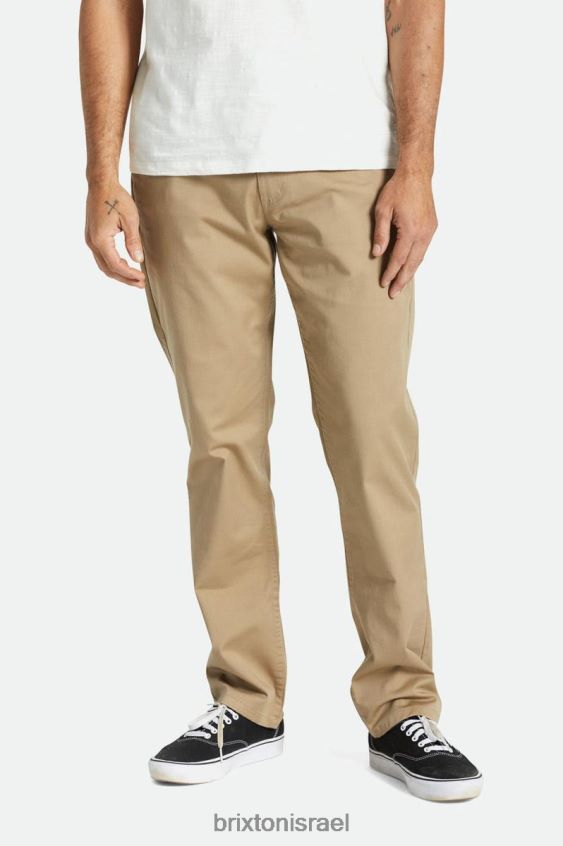 חָקִי לבוש LJ8VJ148 מכנס צ'ינו רגיל נבחר גברים Brixton