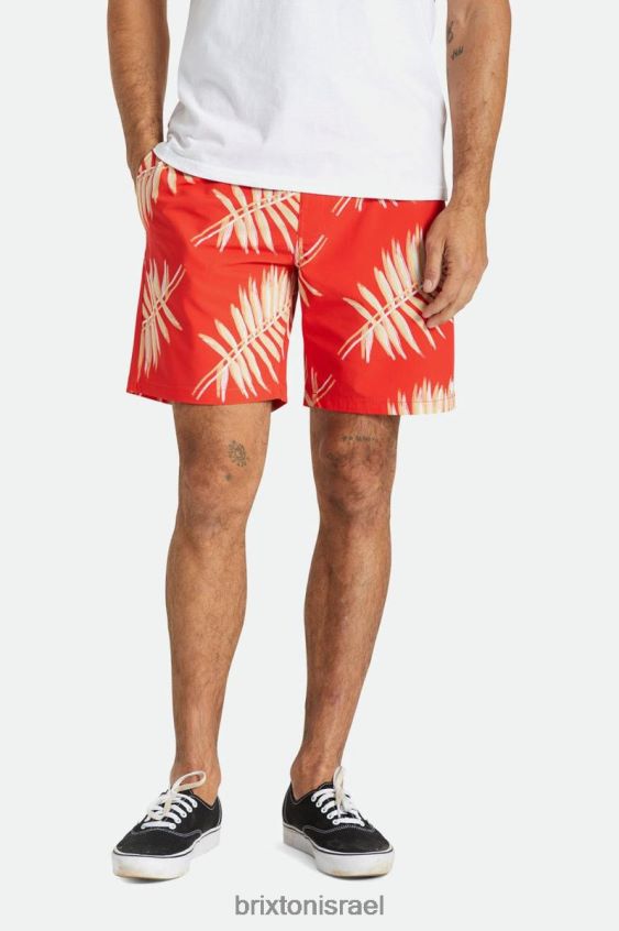 אלוה אדום לבוש LJ8VJ153 מסע קצר 7 אינץ' גברים Brixton