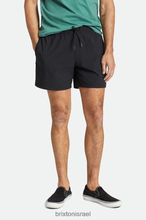 שָׁחוֹר לבוש LJ8VJ155 voyage היברידי קצר 5 אינץ' גברים Brixton