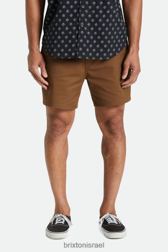 אדמה אפלה לבוש LJ8VJ165 בחירה צ'ינו קצר 5 אינץ' גברים Brixton