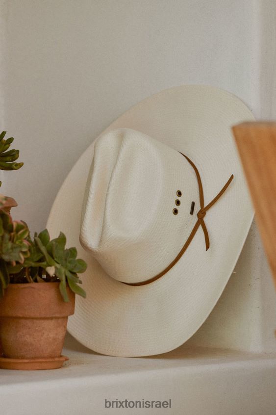 צבע קרם אביזרים LJ8VJ176 כובע בוקרים קש אל פאסו גברים Brixton