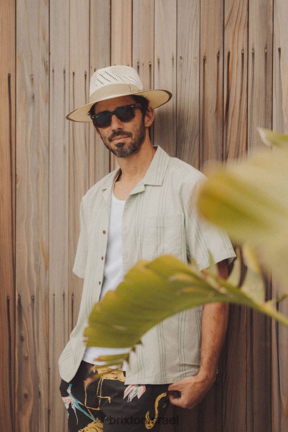 טִבעִי אביזרים LJ8VJ177 כובע קש רזרבה בנדרה גברים Brixton