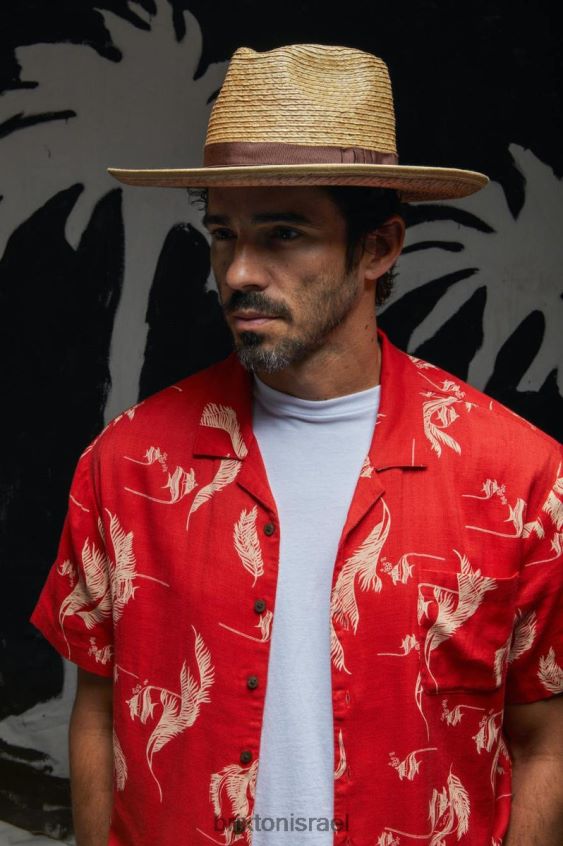 לְהִשְׁתַזֵף אביזרים LJ8VJ180 כובע קש של רינו גברים Brixton