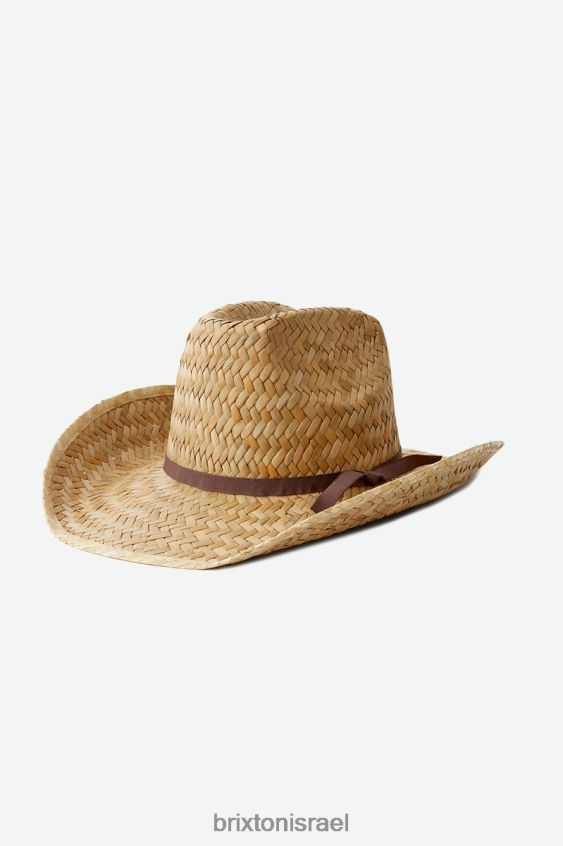 טִבעִי אביזרים LJ8VJ195 כובע בוקרים קש יוסטון גברים Brixton