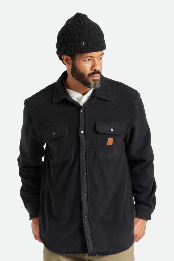 שָׁחוֹר לבוש LJ8VJ21 bowery l/s arctic stretch fleece גברים Brixton