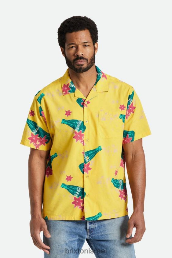 צהוב לבוש LJ8VJ24 בונקר קוקה קולה ארוגים גברים Brixton