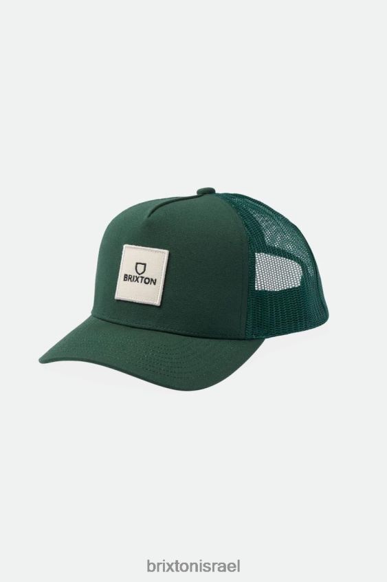 אַשׁוּחִית אביזרים LJ8VJ274 כובע משאית אלפא בלוק נטפלוס גברים Brixton