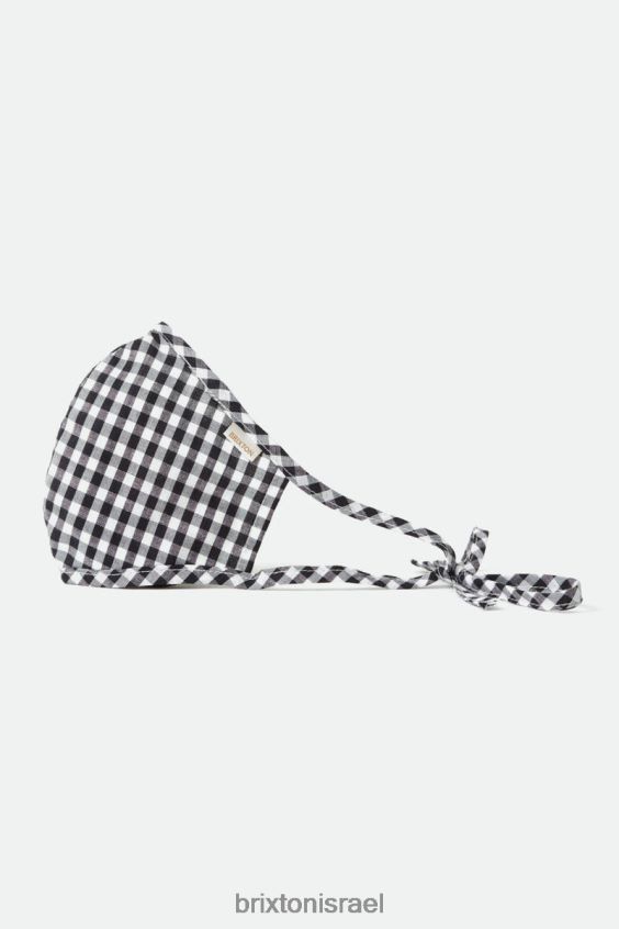 ג'ינגהם שחור אביזרים LJ8VJ402 מסכת פנים אנטי-מיקרוביאלית קלת משקל לִשְׁנֵי הַמִינִים Brixton