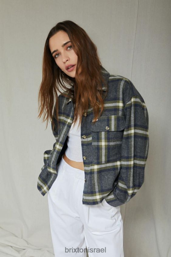 חיל הים שטוף לבוש LJ8VJ442 bowery l/s פלנל נשים Brixton