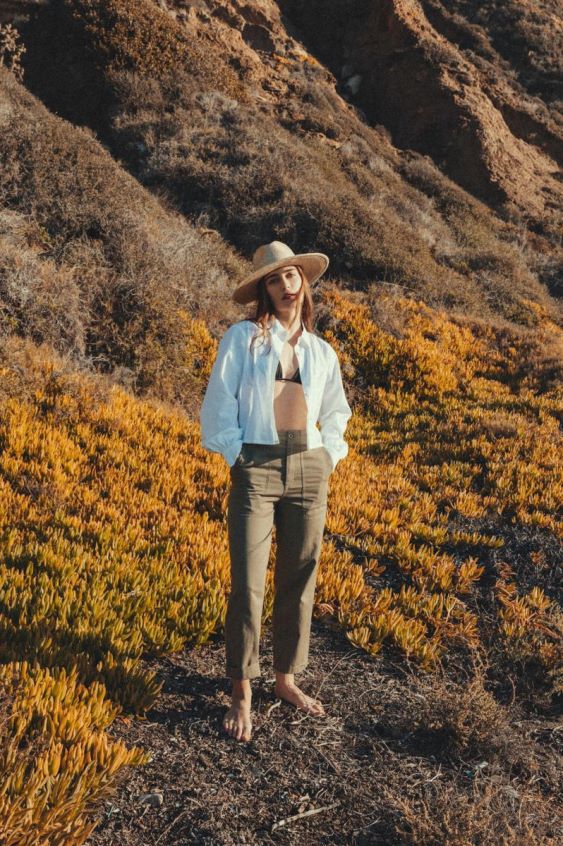 לבן לבוש LJ8VJ445 נסיגה l/s ארוגים נשים Brixton