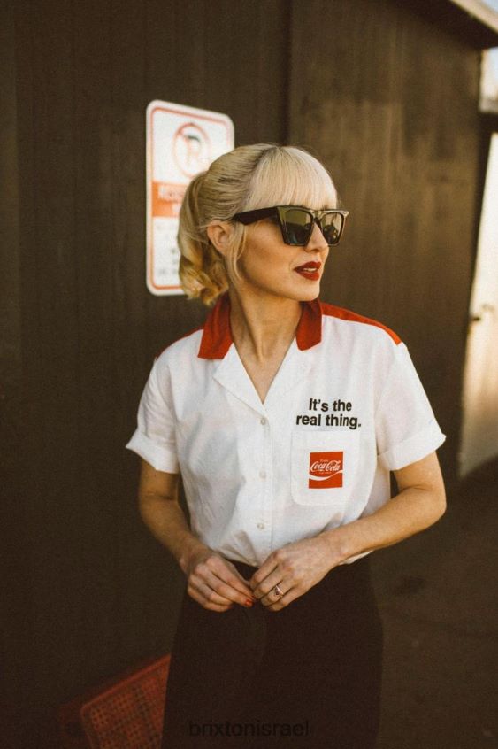 אדום קולה לבוש LJ8VJ456 בלוק בונקר קוקה קולה ארוגים נשים Brixton