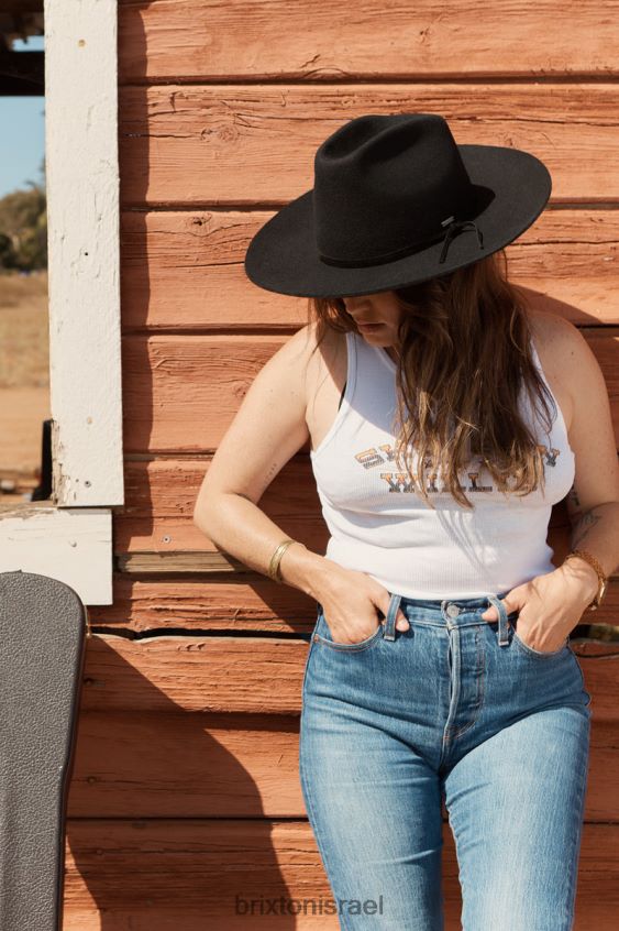 לבן לבוש LJ8VJ457 גופיית רובה ציד של ווילי נלסון נשים Brixton