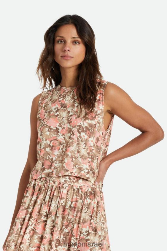 צוף ורוד לבוש LJ8VJ459 טנק קאפרי נשים Brixton