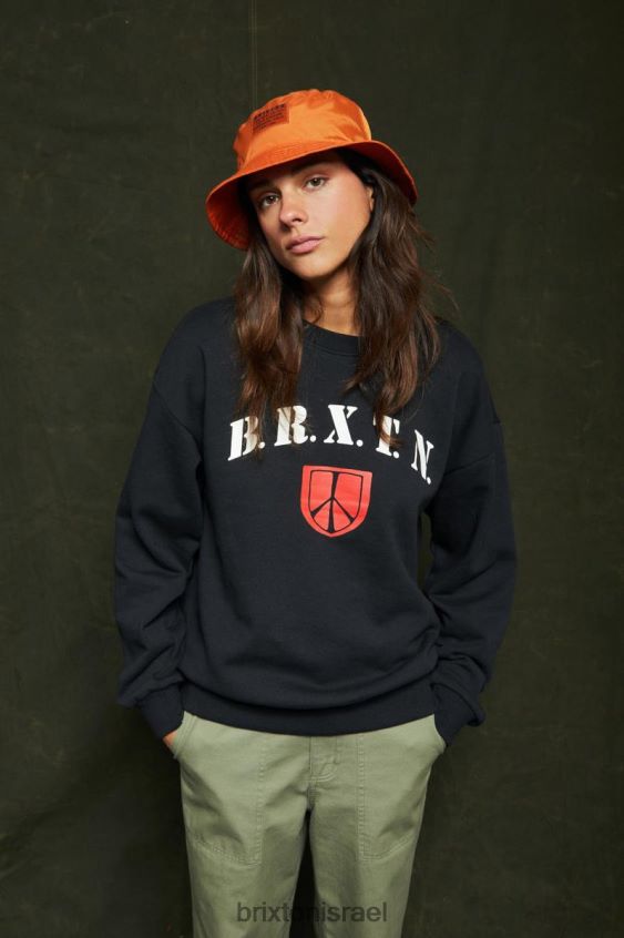 שָׁחוֹר לבוש LJ8VJ460 צוות מגן השלום נשים Brixton