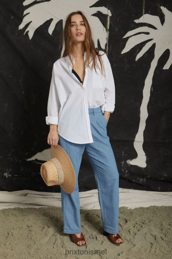 אינדיגו דהוי לבוש LJ8VJ479 מכנסי מכנסיים ניצחון נשים Brixton