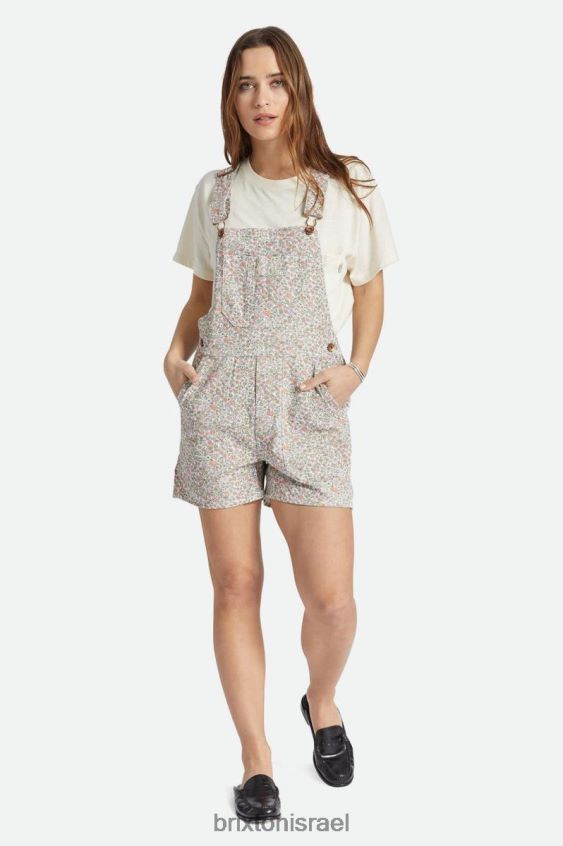 פרחוני לבן לבוש LJ8VJ486 סה"כ קצר נשים Brixton