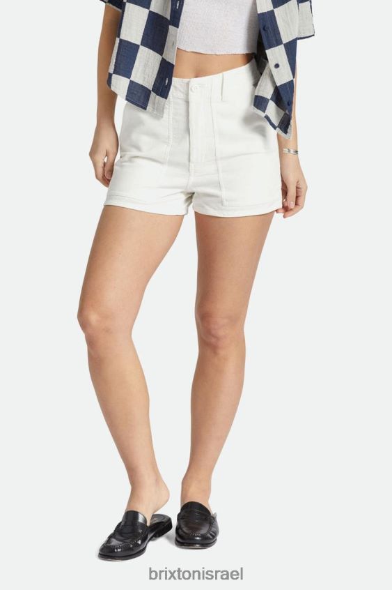 חוט לבן לבוש LJ8VJ490 ונקובר קצר נשים Brixton