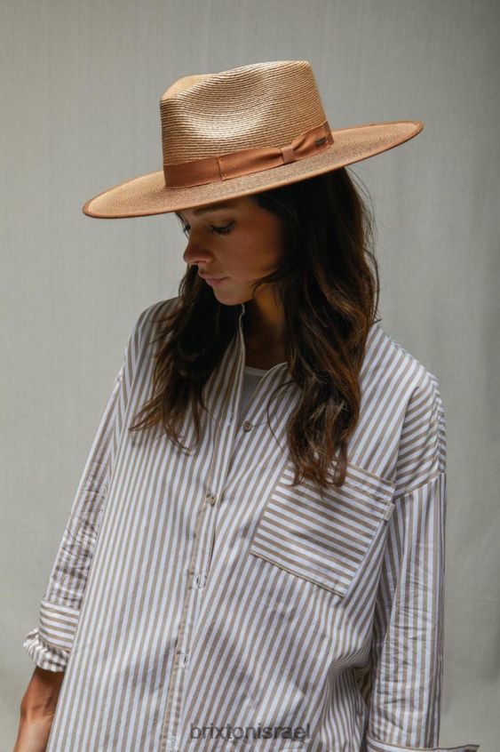 קפה/ טריפילה רגילה חומה אביזרים LJ8VJ520 כובע חווה קש מוגבל נשים Brixton