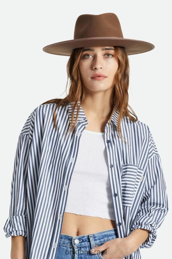 שיזוף כהה אביזרים LJ8VJ529 כובע ג'ו רנצ'ר נשים Brixton