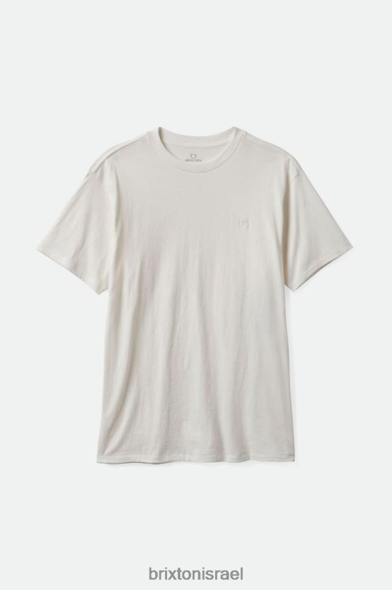 שטיפת וינטג' אוף לבן לבוש LJ8VJ96 טי רזרבה וינטג' גברים Brixton